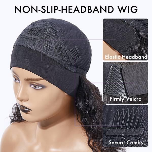 Headband Bob Wig 100% Human Hair