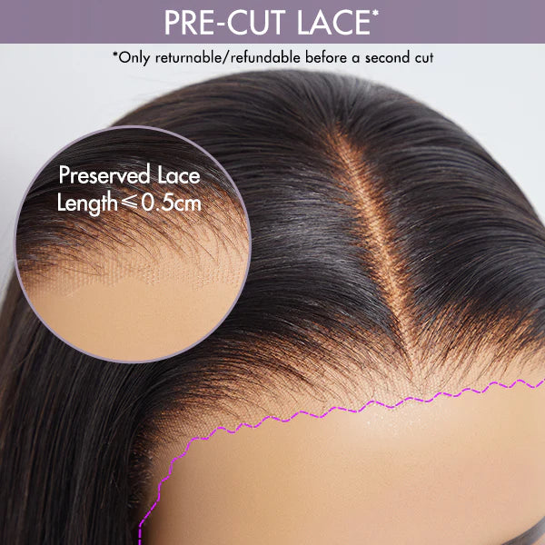 Afro Curly Glueless Free Parting Undetectable Invisible 13x4 Lace Frontal Wig | Real HD Lace - Gleamura