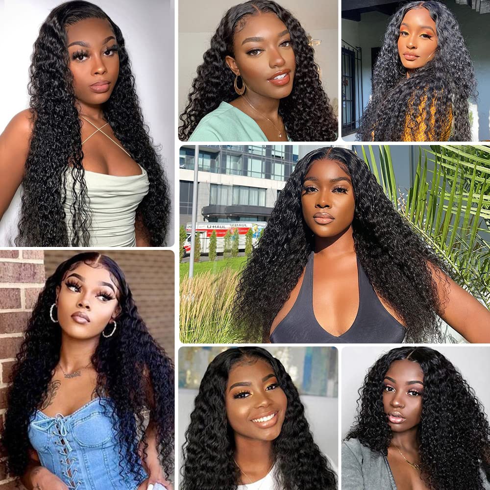 Boho Chic Human Hair Lace Wig 5x5 Closure